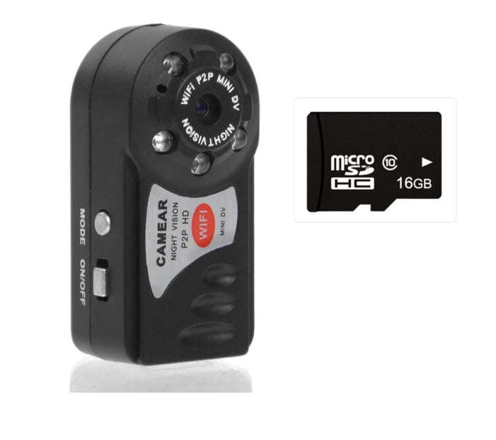 Mini WiFi Camera Wireless Securiy Video Camera With Infrared Night Vision Wireless DVR | Orazek UK Ltd