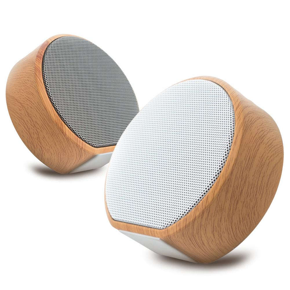 Mini Wood Bluetooth Speaker Portable Outdoor Wireless Support AUX TF | Orazek UK Ltd