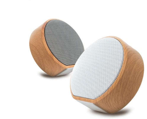 Mini Wood Bluetooth Speaker Portable Outdoor Wireless Support AUX TF | Orazek UK Ltd