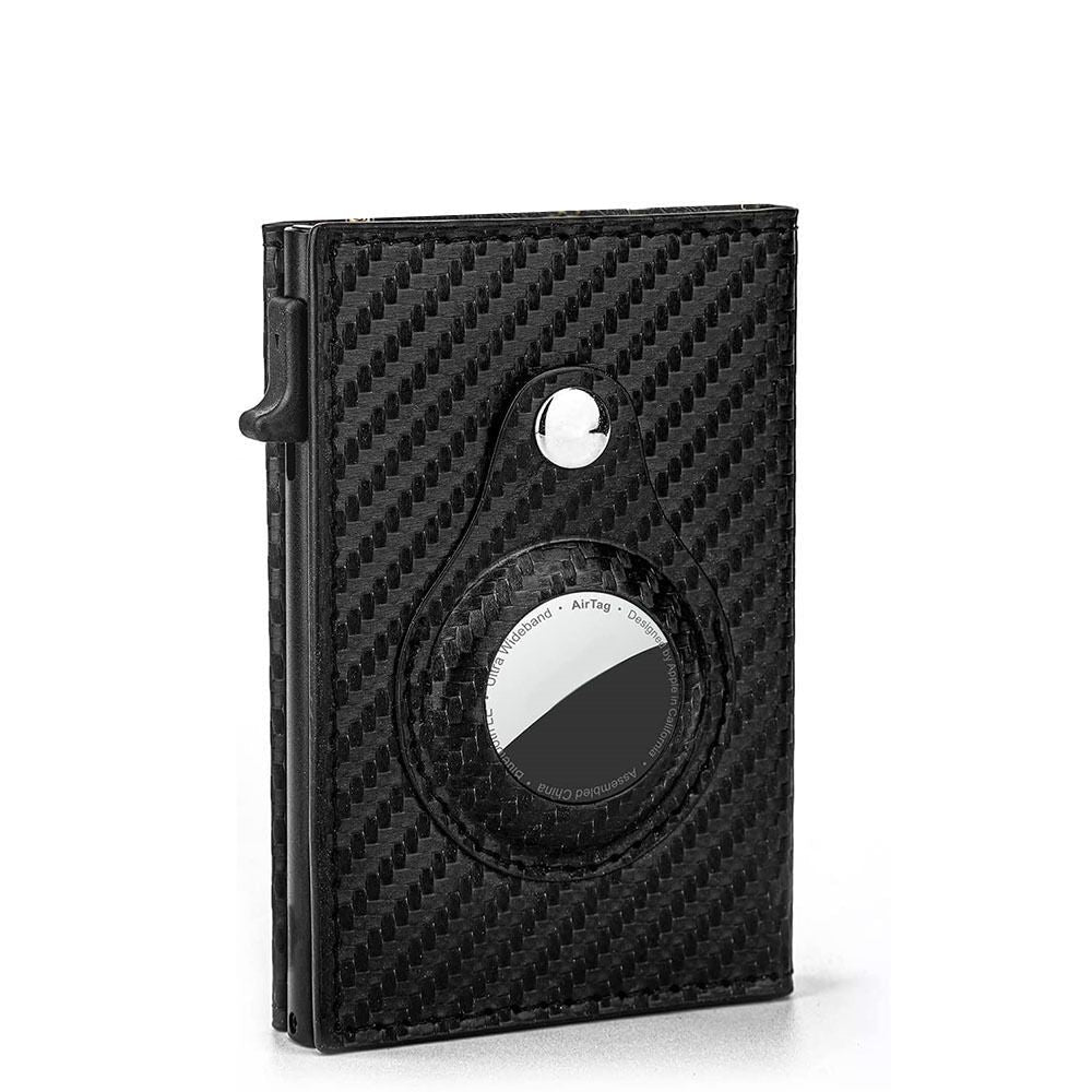 Minimalist Wallets For Men, Premium Genuine Leather Credit Card Holder For AirTag With Slim Wallet RFID Technology | Orazek UK Ltd