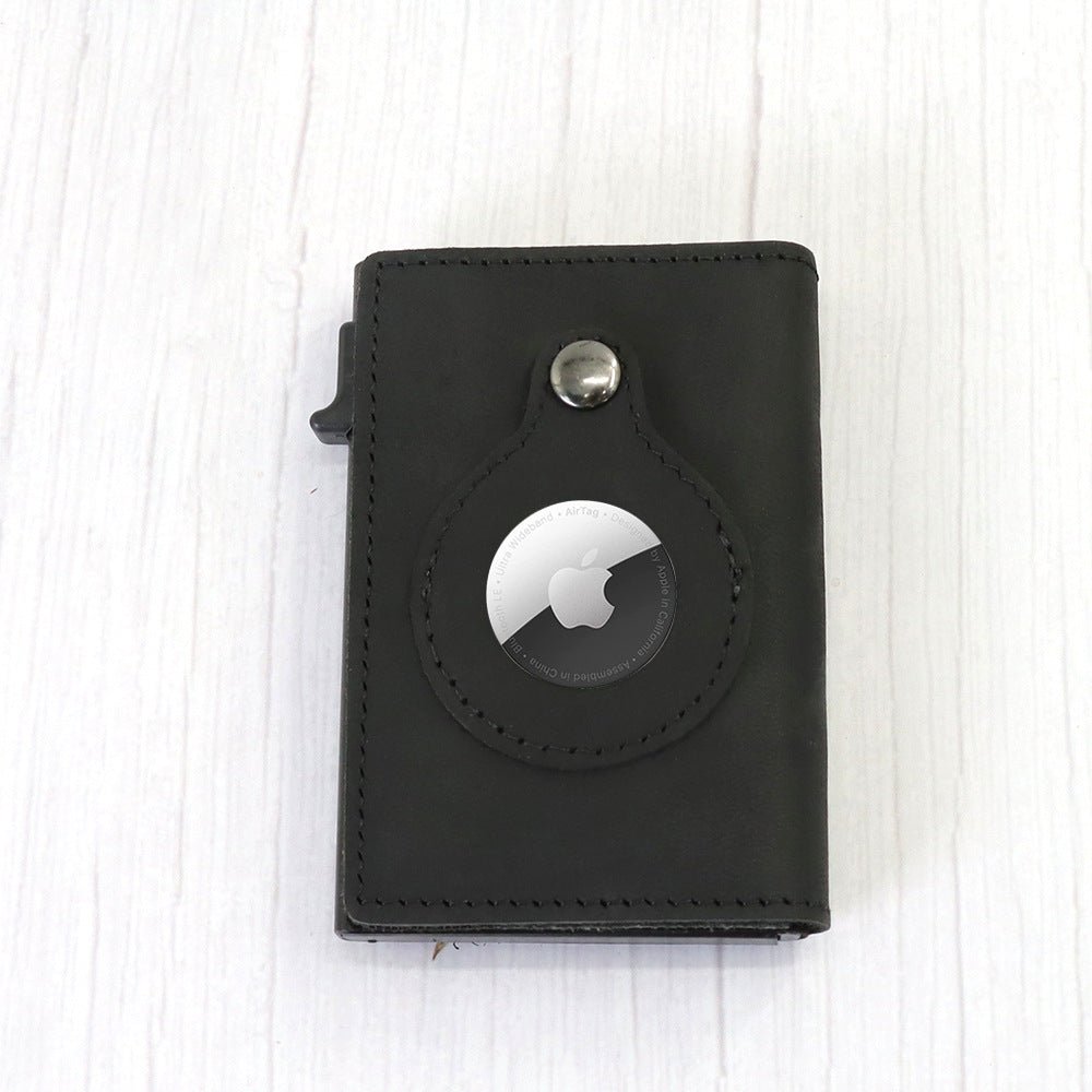 Minimalist Wallets For Men, Premium Genuine Leather Credit Card Holder For AirTag With Slim Wallet RFID Technology | Orazek UK Ltd