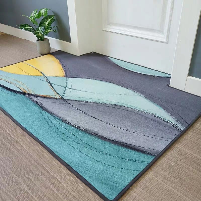Modern Minimalist Home Entrance Floor Mats Custom Human Door Mats Living Room Non-slip Absorbent Foot Mats Bedroom Carpets | Orazek UK Ltd