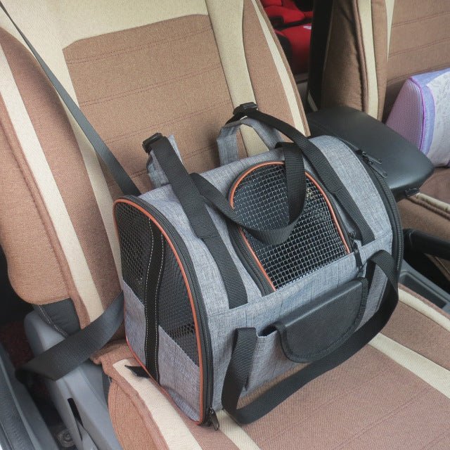 Multi-functional Folding Pet Puppy Dog Cat Car Seat Basket Pet Travel Carrier Bag | Orazek UK Ltd