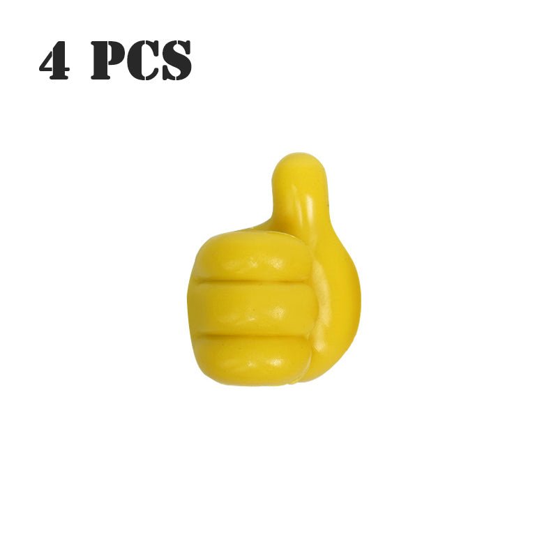 Multifunctional Clip Holder Thumb Hooks Wire Organizer Wall Hooks Hanger Strong Wall Storage Holder For Kitchen Bathroom | Orazek UK Ltd