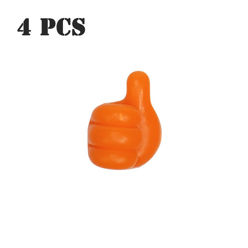 Multifunctional Clip Holder Thumb Hooks Wire Organizer Wall Hooks Hanger Strong Wall Storage Holder For Kitchen Bathroom | Orazek UK Ltd