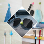 Multifunctional Clip Holder Thumb Hooks Wire Organizer Wall Hooks Hanger Strong Wall Storage Holder For Kitchen Bathroom | Orazek UK Ltd
