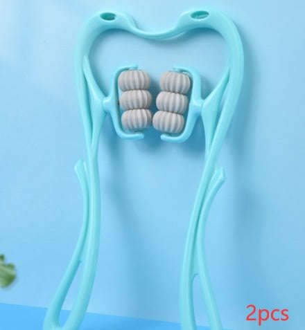 Multifunctional Manual Six-wheel Neck Massager Massage Relieve Roller Massage Tool Orazek UK Ltd