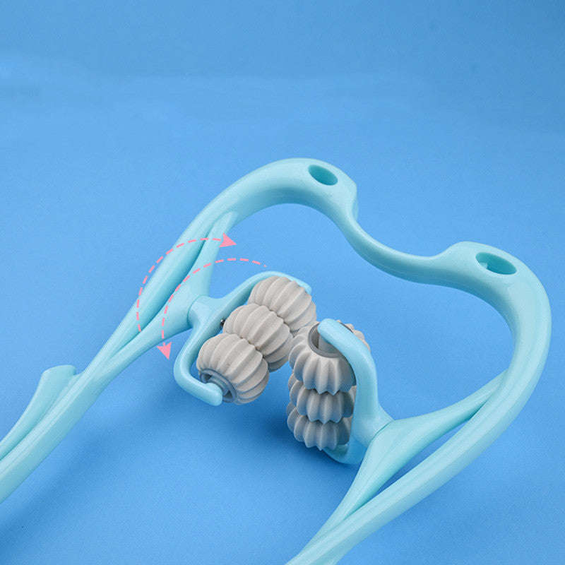 Multifunctional Manual Six-wheel Neck Massager Massage Relieve Roller Massage Tool Orazek UK Ltd