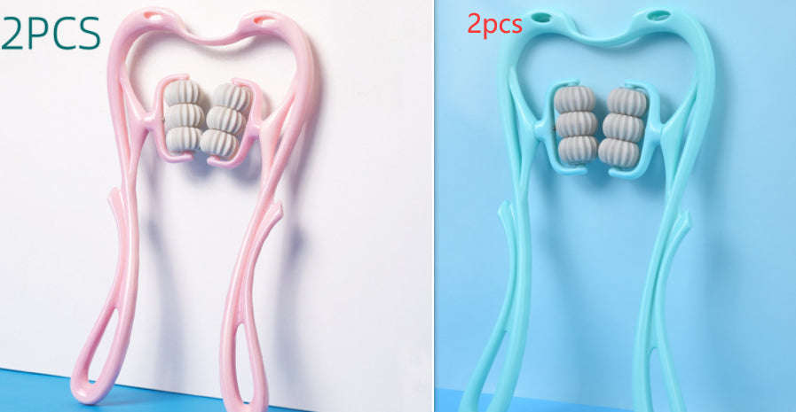 Multifunctional Manual Six-wheel Neck Massager Massage Relieve Roller Massage Tool Orazek UK Ltd