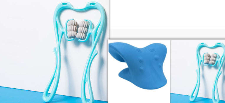 Multifunctional Manual Six-wheel Neck Massager Massage Relieve Roller Massage Tool Orazek UK Ltd