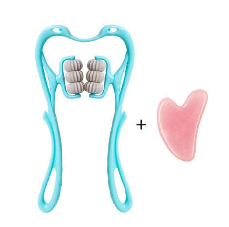 Multifunctional Manual Six-wheel Neck Massager Massage Relieve Roller Massage Tool Orazek UK Ltd