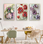 Navia Floral Poster Home Decor Canvas Painting Wall | Orazek UK Ltd