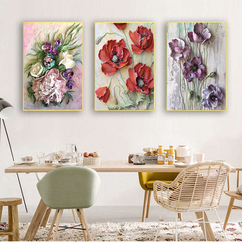 Navia Floral Poster Home Decor Canvas Painting Wall | Orazek UK Ltd