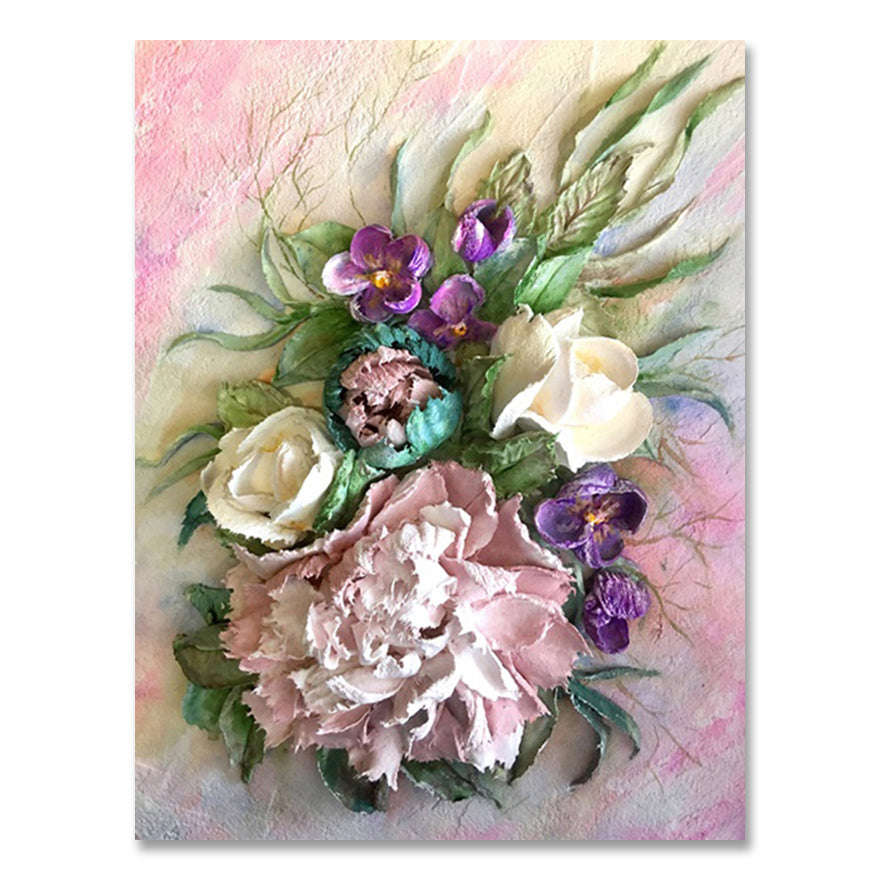 Navia Floral Poster Home Decor Canvas Painting Wall | Orazek UK Ltd