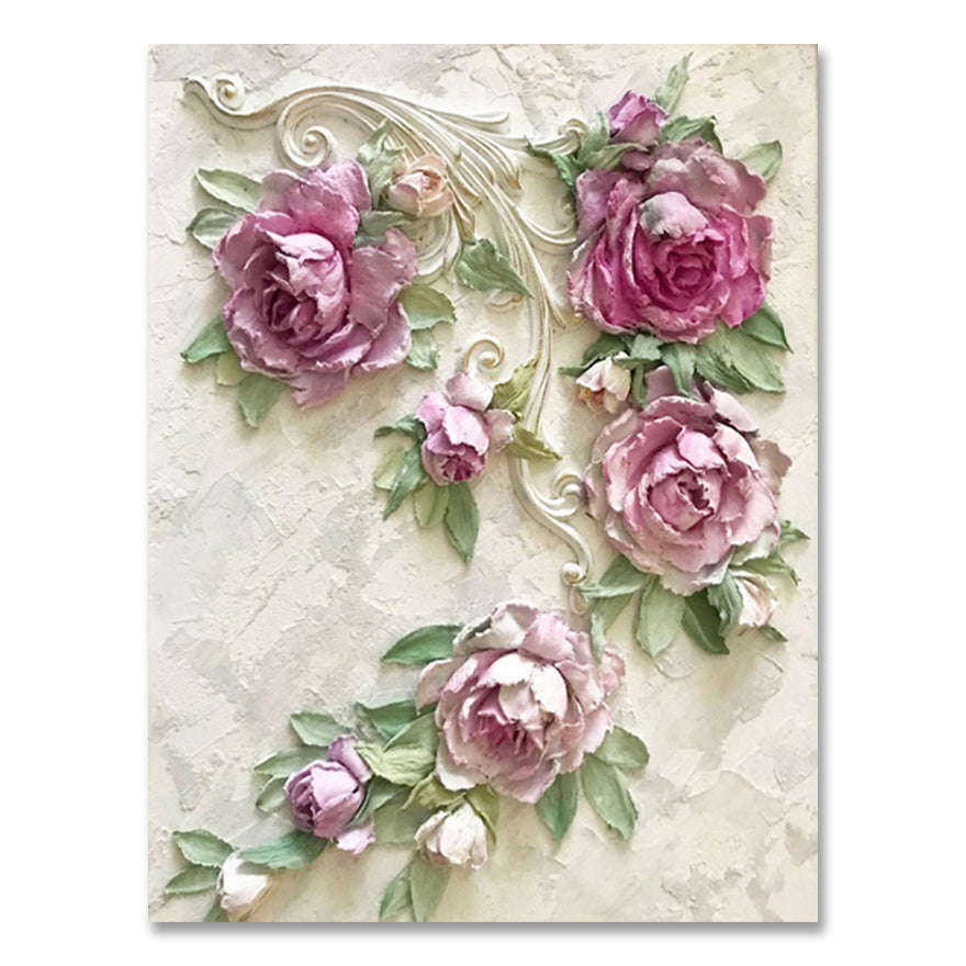 Navia Floral Poster Home Decor Canvas Painting Wall | Orazek UK Ltd