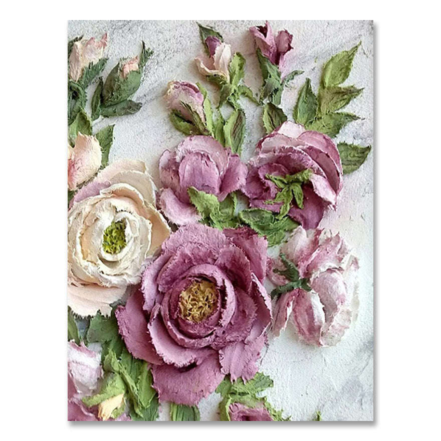 Navia Floral Poster Home Decor Canvas Painting Wall Orazek UK Ltd