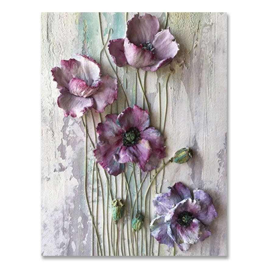 Navia Floral Poster Home Decor Canvas Painting Wall Orazek UK Ltd