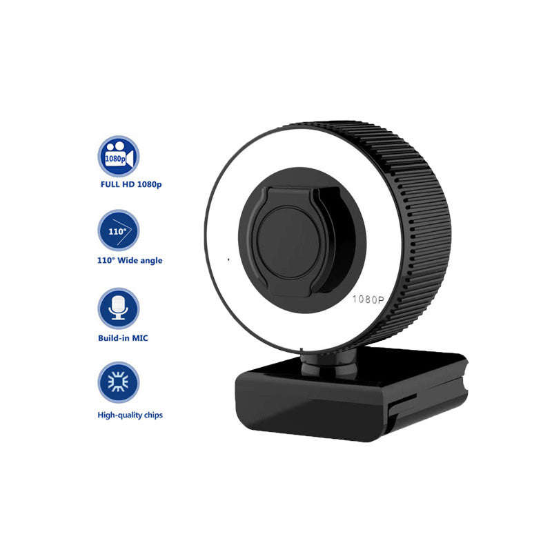 new arrivals Streaming Camera webcam microphone web cam 1080p 2K Autofocus HD Webcam with webcam cover | Orazek UK Ltd