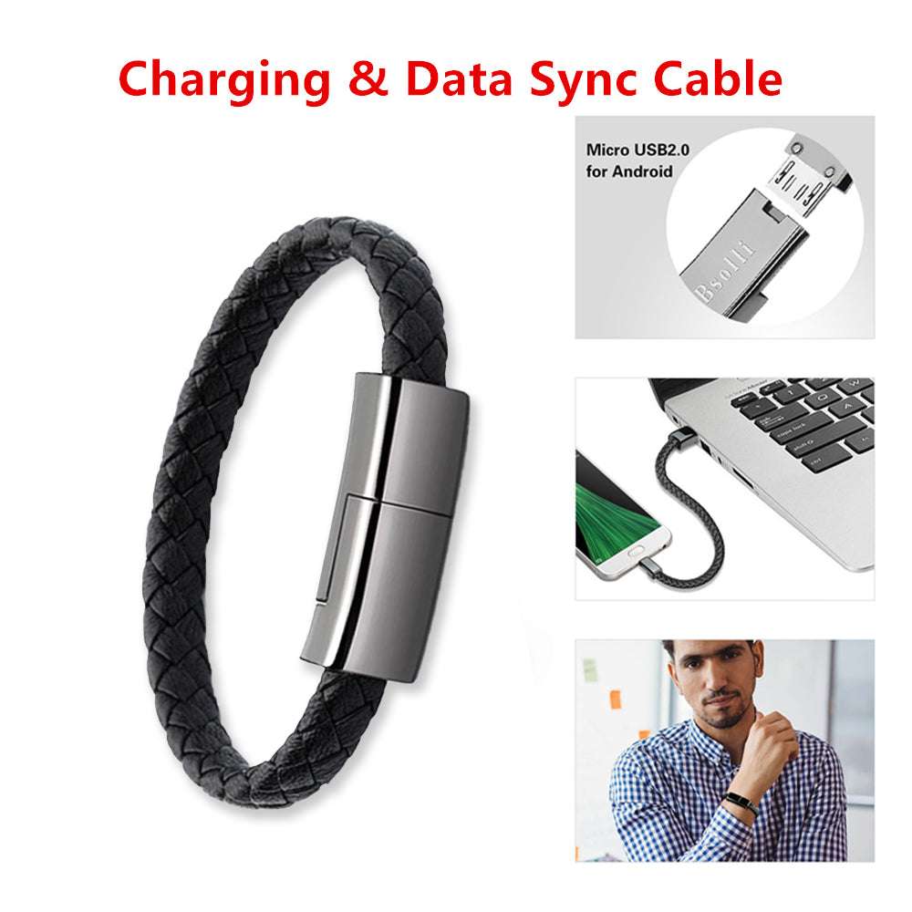 New Bracelet Charger USB Charging Cable Data Charging Cord For IPhone14 13 Max USB C Cable For Phone Micro Cable Orazek UK Ltd
