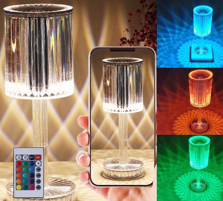 New Crystal Table Lamp Hotel Decoration Diamond Romantic Warm Led For Home Decor Romantic Gift Night Light | Orazek UK Ltd