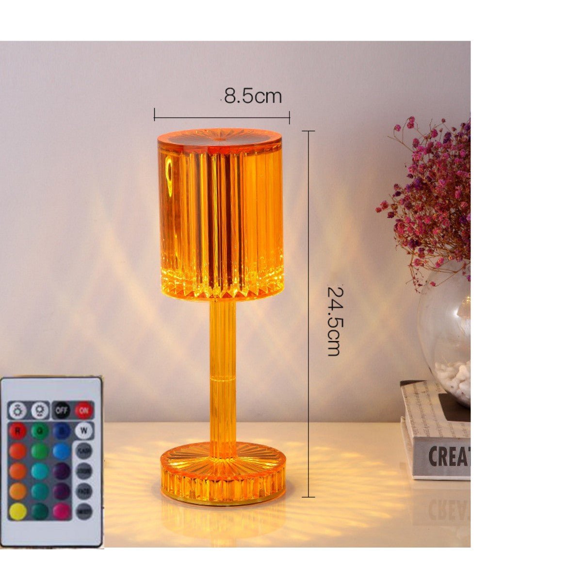 New Crystal Table Lamp Hotel Decoration Diamond Romantic Warm Led For Home Decor Romantic Gift Night Light | Orazek UK Ltd