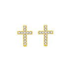 New Fashion Stainless Steel Cross Earrings Product Temperament All Match Birthday Anniversary Earrings Small Gift | Orazek UK Ltd