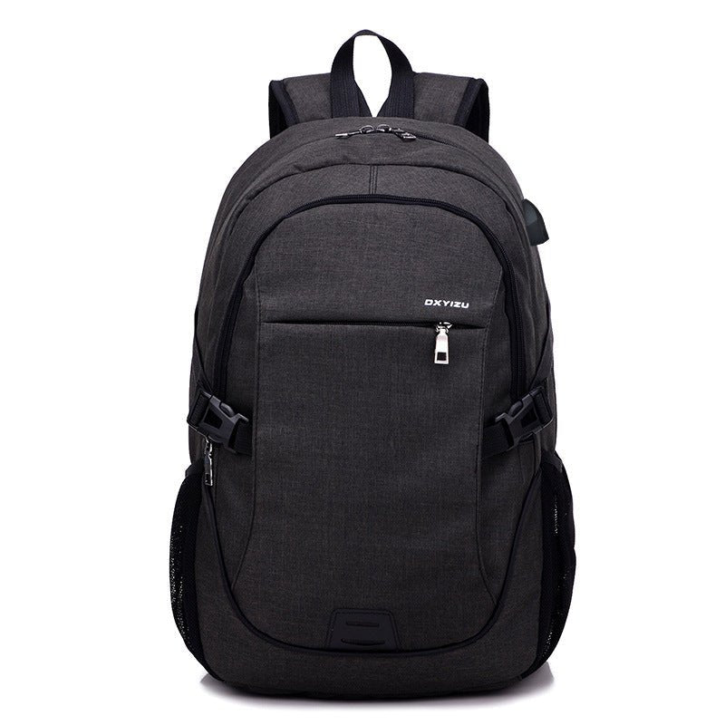 New fashion trend men's backpack, leisure business travel, computer backpack, junior high school schoolbag | Orazek UK Ltd