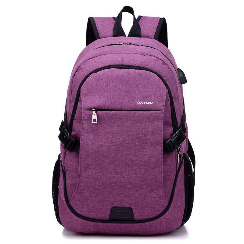 New fashion trend men's backpack, leisure business travel, computer backpack, junior high school schoolbag | Orazek UK Ltd