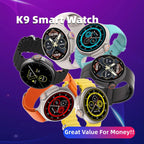New K9 Smart Watch 1.39 Round Screen Encoder True Screw Clip Wireless Charging NFC Offline And Payment Function | Orazek UK Ltd
