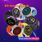 New K9 Smart Watch 1.39 Round Screen Encoder True Screw Clip Wireless Charging NFC Offline And Payment Function | Orazek UK Ltd