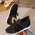 New Lace Up Mesh Flats Breathable Casual Breathable Walking Wedges Shoes For Women | Orazek UK Ltd
