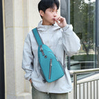 New Multifunctional Men's Shoulder Crossbody Bag Male Hard-Wearing Canvas Shoulder Messenger Bags Chest Bag | Orazek UK Ltd