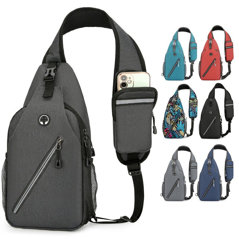 New Multifunctional Men's Shoulder Crossbody Bag Male Hard-Wearing Canvas Shoulder Messenger Bags Chest Bag | Orazek UK Ltd