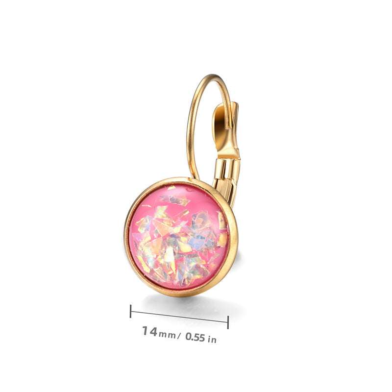 New Sequin Rhinestone Earrings Fashion Stainless Steel Jewelry For Women | Orazek UK Ltd