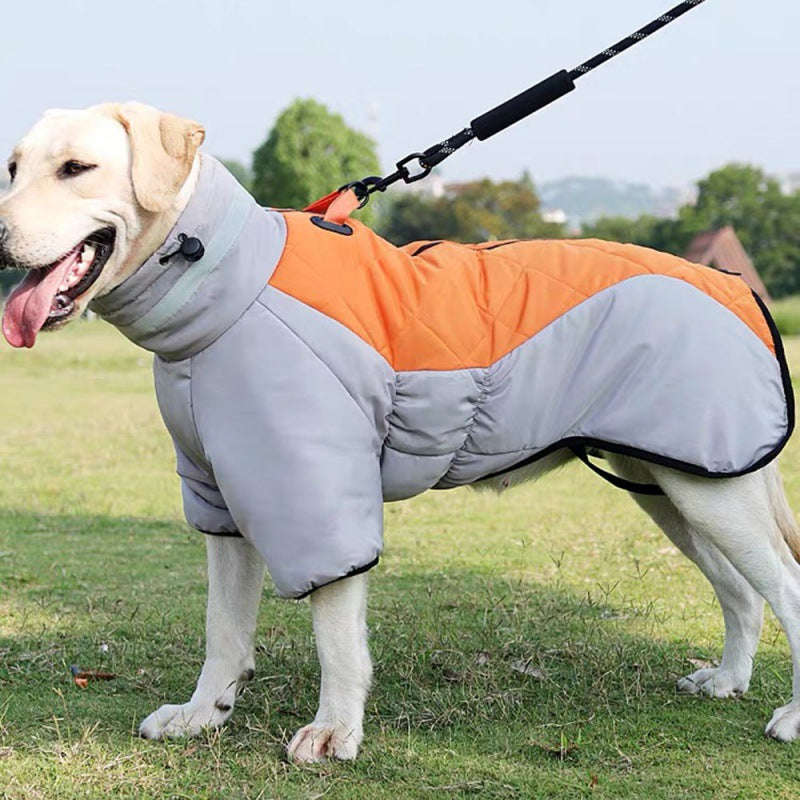 New Winter Dog Coat Waterproof Pet Clothes For Medum Large Dogs Warm Thicken Dog Vest Custome Labrador Jacket | Orazek UK Ltd