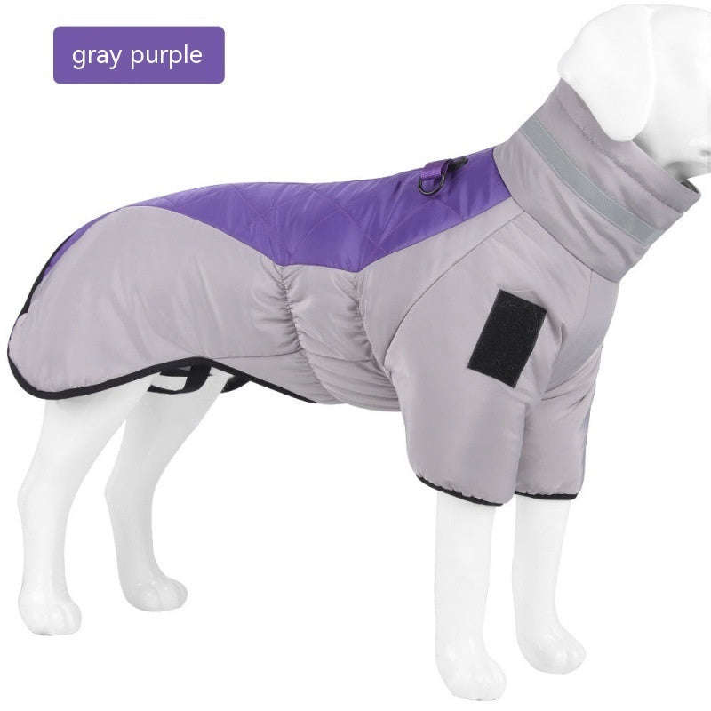 New Winter Dog Coat Waterproof Pet Clothes For Medum Large Dogs Warm Thicken Dog Vest Custome Labrador Jacket | Orazek UK Ltd