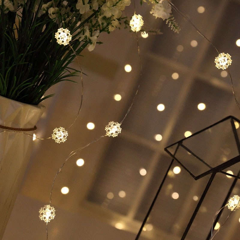 Newsoo copper line star lights LED lights flashing lights string lights star girl heart room dormitory layout decoration | Orazek UK Ltd