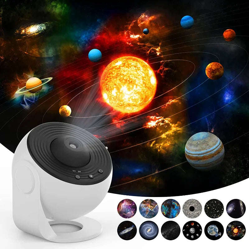 Night Light Galaxy Projector Starry Sky Projector 360 Rotate Planetarium Lamp For Kids Bedroom Valentines Day Gift Wedding Deco | Orazek UK Ltd