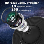 Night Light Galaxy Projector Starry Sky Projector 360 Rotate Planetarium Lamp For Kids Bedroom Valentines Day Gift Wedding Deco | Orazek UK Ltd