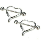 Nipple Nail Stainless Steel Love Breast Ring Body Puncture | Orazek UK Ltd