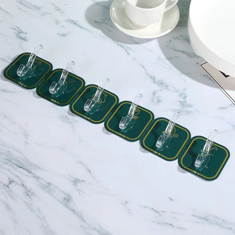 No-drill Wall Hooks Strong Multi-row Adhesive Hooks Leave No Marks | Orazek UK Ltd