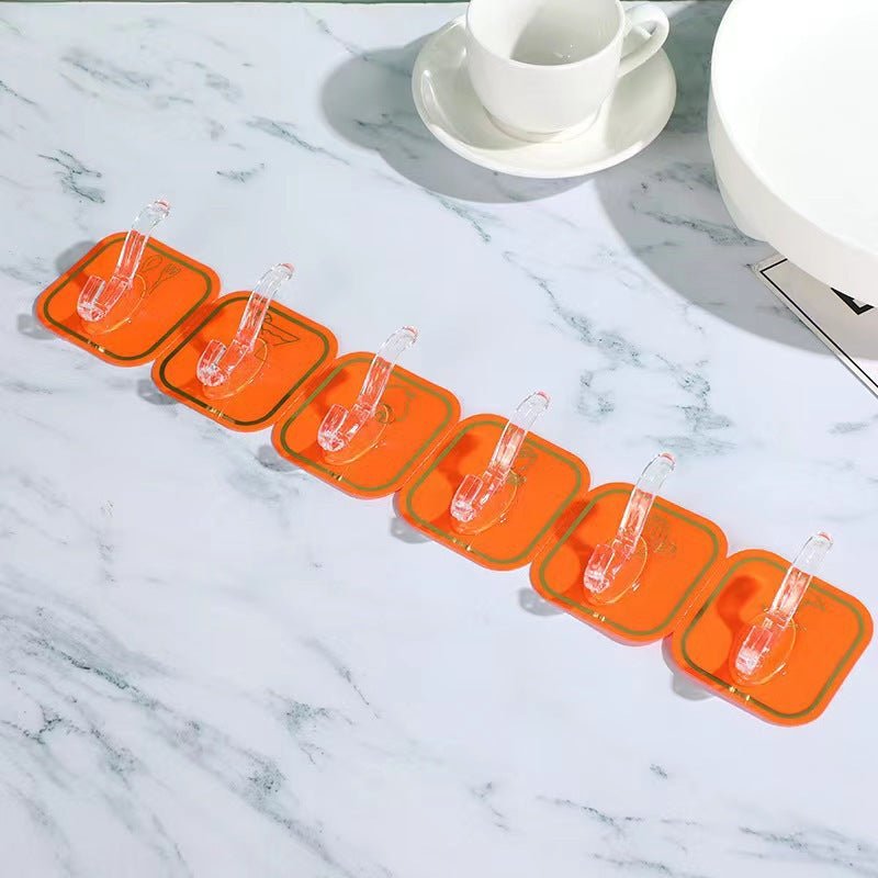 No-drill Wall Hooks Strong Multi-row Adhesive Hooks Leave No Marks | Orazek UK Ltd
