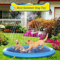 Non-Slip Splash Pad For Kids And Pet Dog Pool Summer Outdoor Water Toys Fun Backyard Fountain Play Mat | Orazek UK Ltd