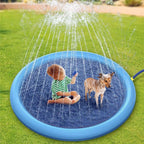 Non-Slip Splash Pad For Kids And Pet Dog Pool Summer Outdoor Water Toys Fun Backyard Fountain Play Mat | Orazek UK Ltd