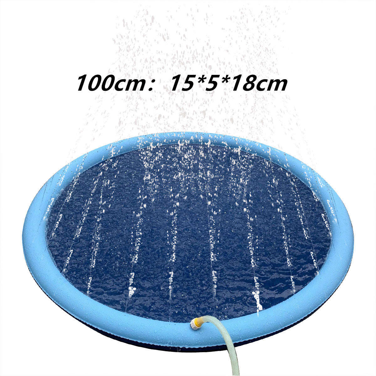 Non-Slip Splash Pad For Kids And Pet Dog Pool Summer Outdoor Water Toys Fun Backyard Fountain Play Mat | Orazek UK Ltd