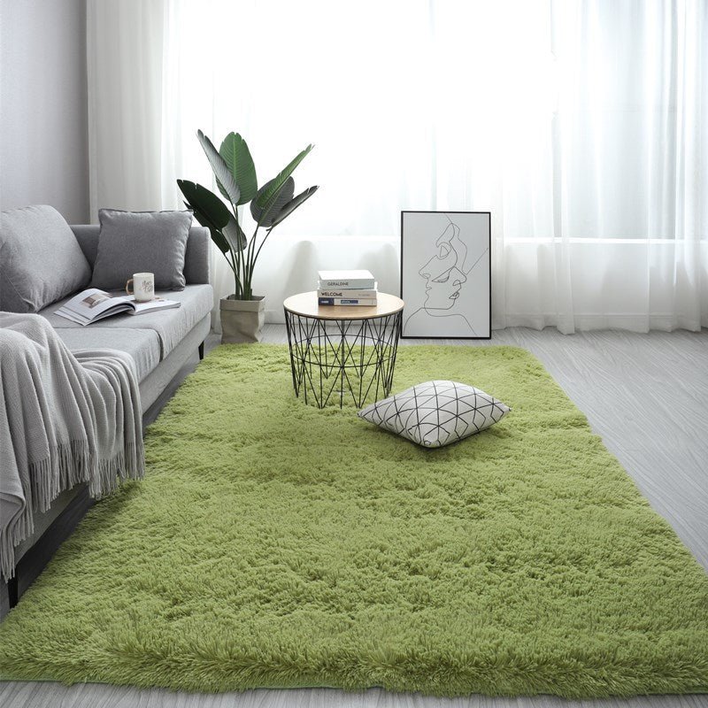 Nordic Fluffy Carpet Rugs For Bedroomliving Room Rectangle Large Size Plush Anti-slip Soft Carpet White Red 13 Colors | Orazek UK Ltd