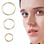 Nose Ring Nose Ring Stainless Steel Nose Ring Ear Bone Ring Ear Bone Nails | Orazek UK Ltd