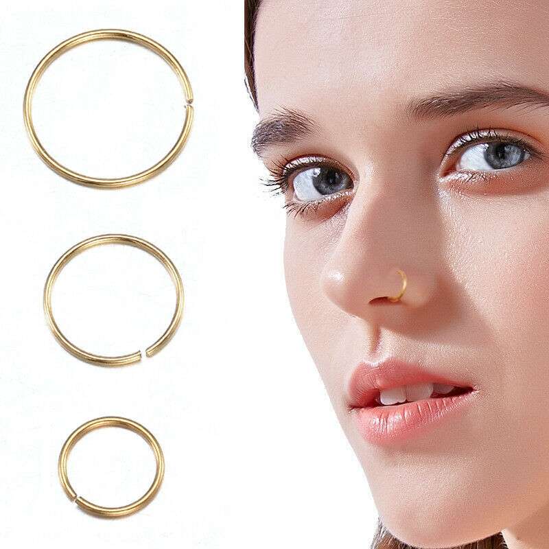 Nose Ring Nose Ring Stainless Steel Nose Ring Ear Bone Ring Ear Bone Nails Orazek UK Ltd
