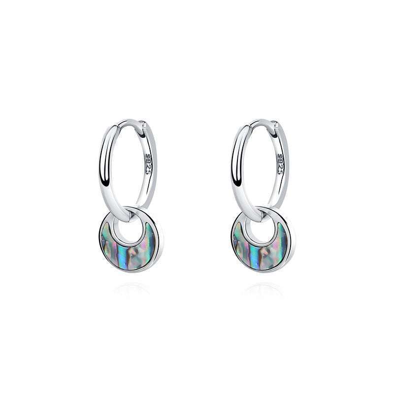 Orazek 925 Sterling Silver Vintage Abalone Shell Earring Orazek UK Ltd