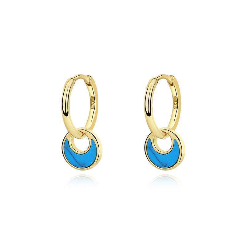 Orazek 925 Sterling Silver Vintage Abalone Shell Earring Orazek UK Ltd